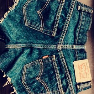Vintage Levi Distressed Shorts